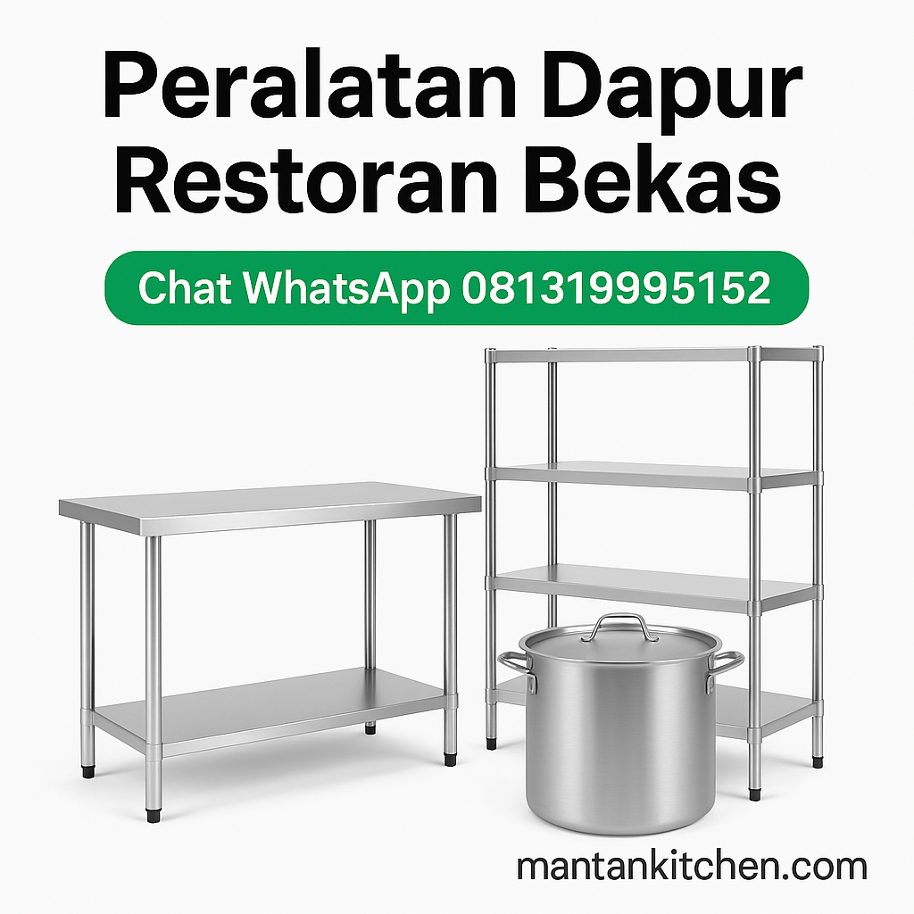 Jual Barang Bekas Restoran Bintaro