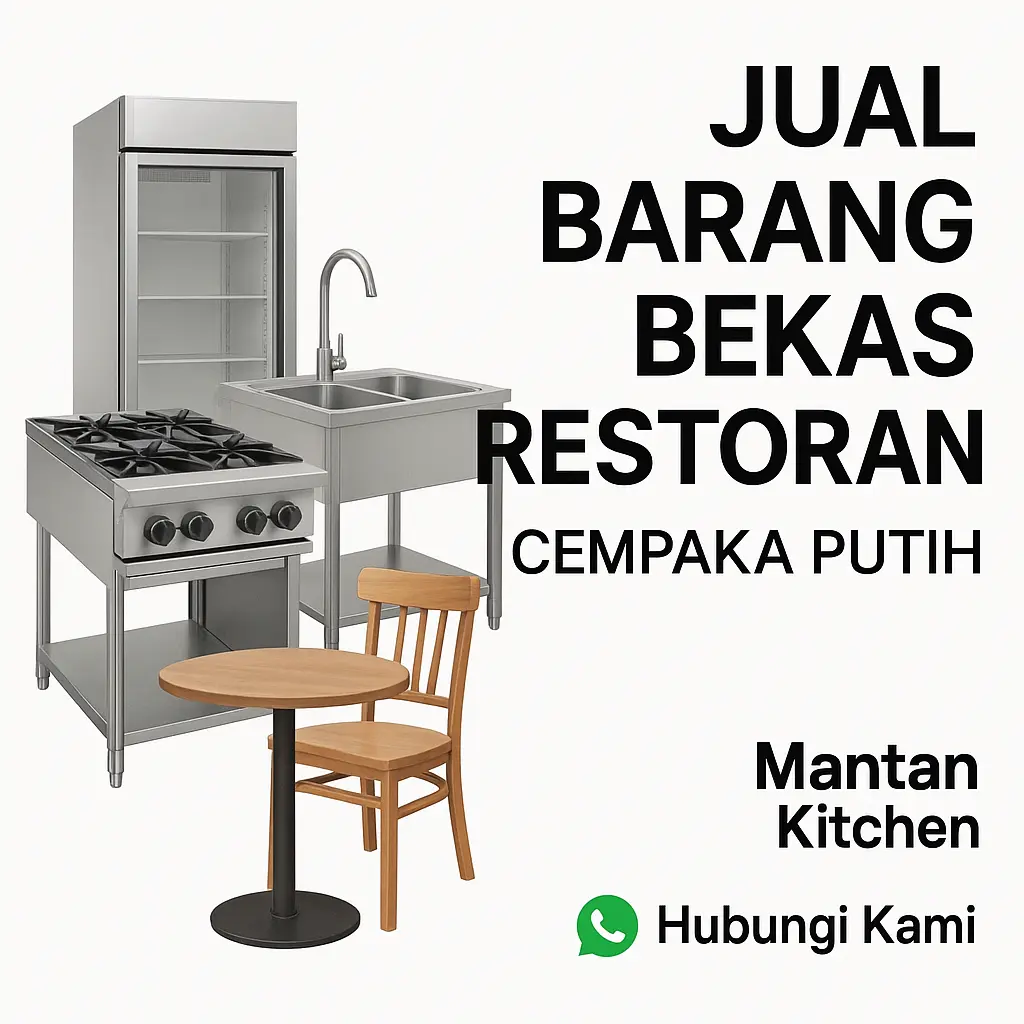 Jual Barang Bekas Restoran Cempaka Putih