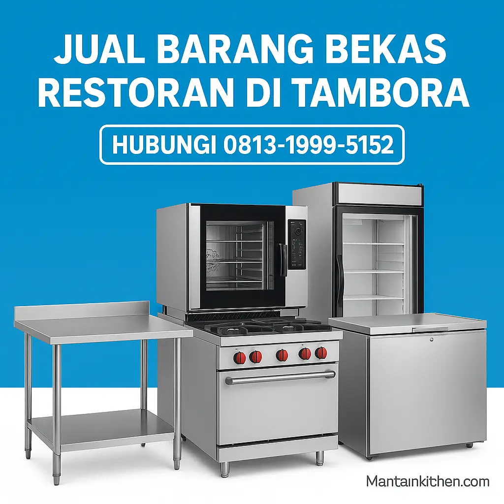 Jual Barang Bekas Restoran Di Tambora