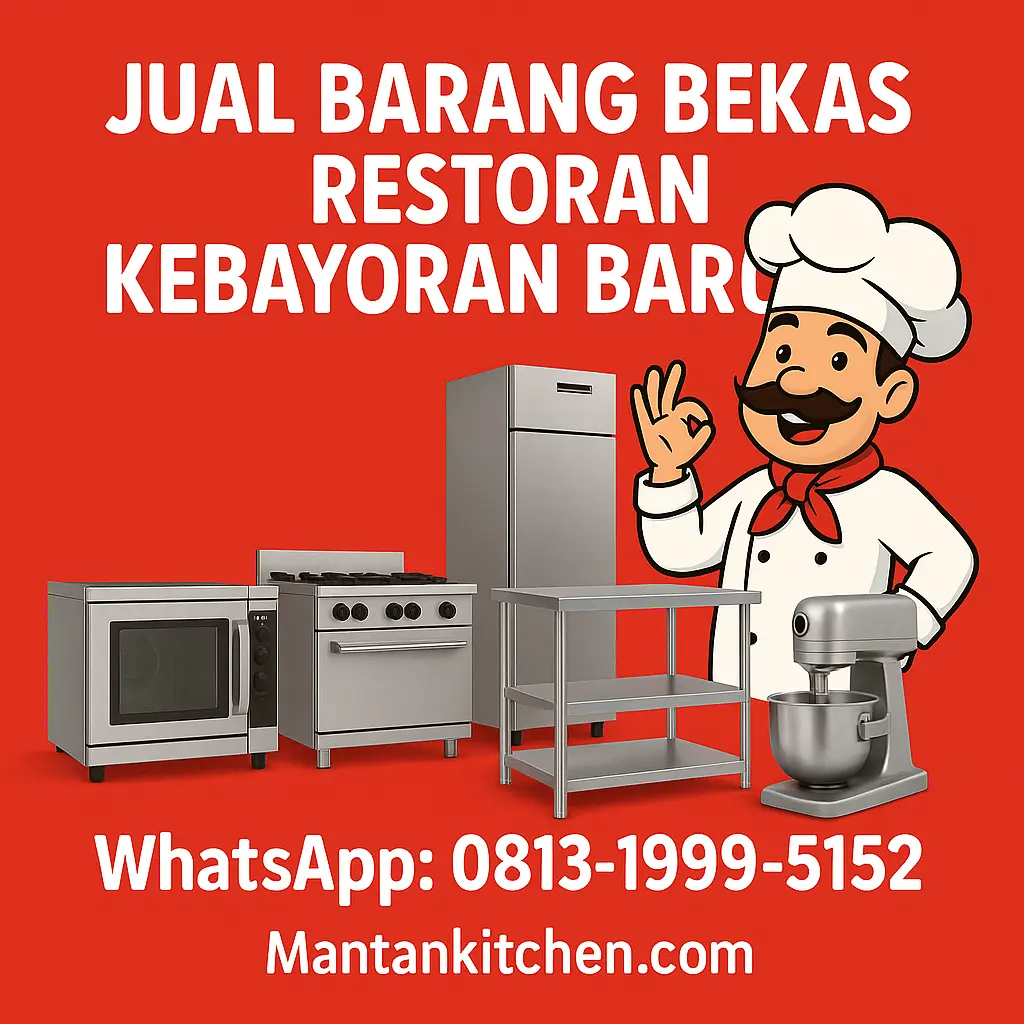 Jual Barang Bekas Restoran Kebayoran Baru